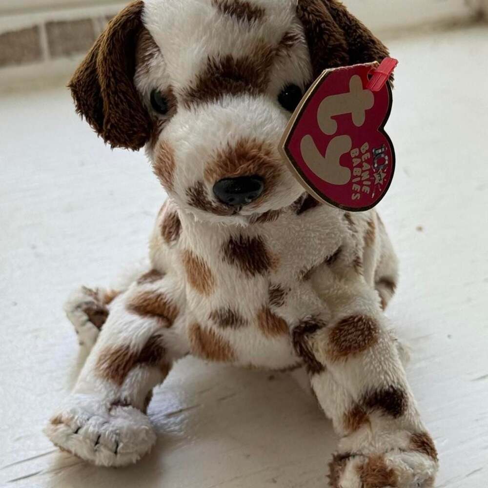 Ty Beanie Vintage Baby Bo the Dalmatian Plush Toy with Original Tags